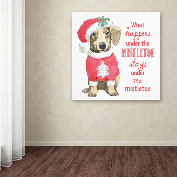 Beth Grove Glamour Pups Christmas III Canvas Art 24 x 24 Image 3