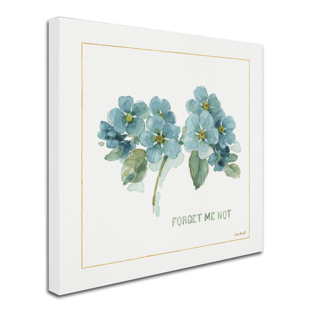 Lisa Audit My Greenhouse Forget Me Not Canvas Art 24 x 24 Image 2