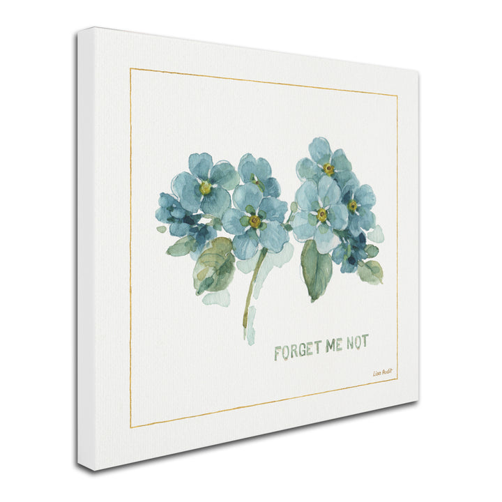 Lisa Audit My Greenhouse Forget Me Not Canvas Art 24 x 24 Image 2