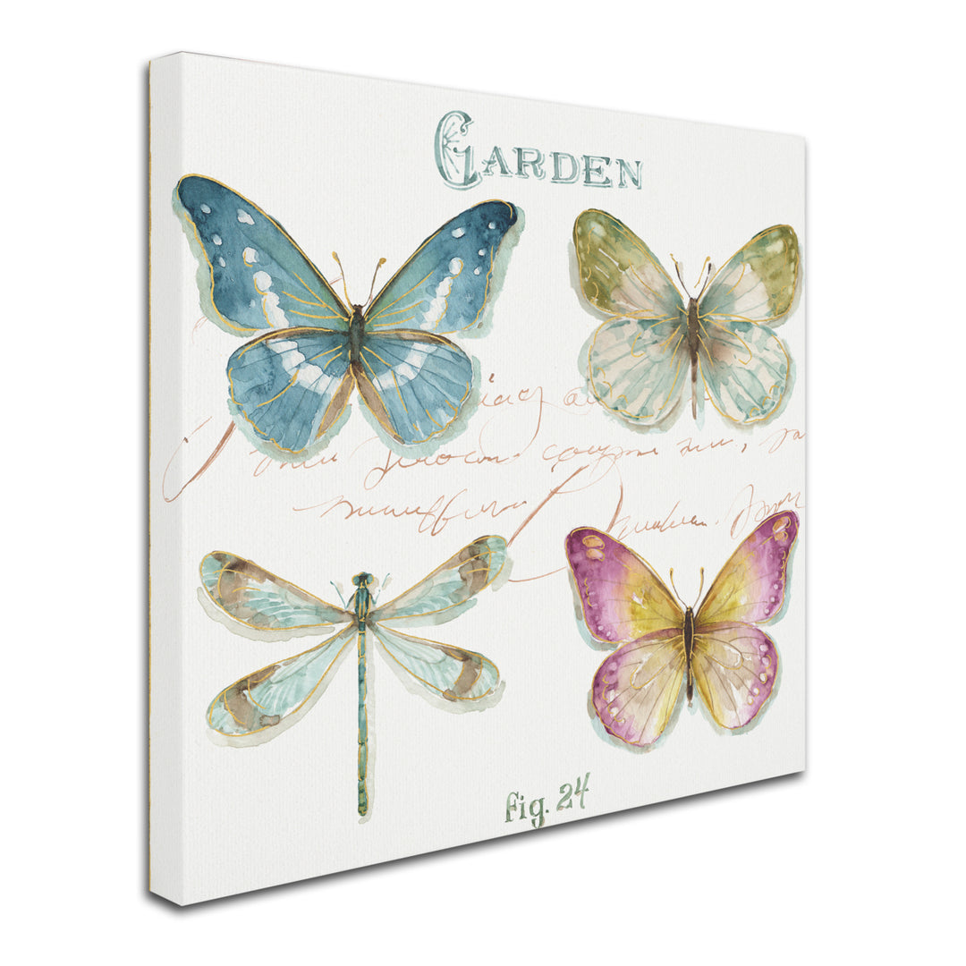 Lisa Audit Rainbow Seeds Butterflies IV Canvas Art 24 x 24 Image 2
