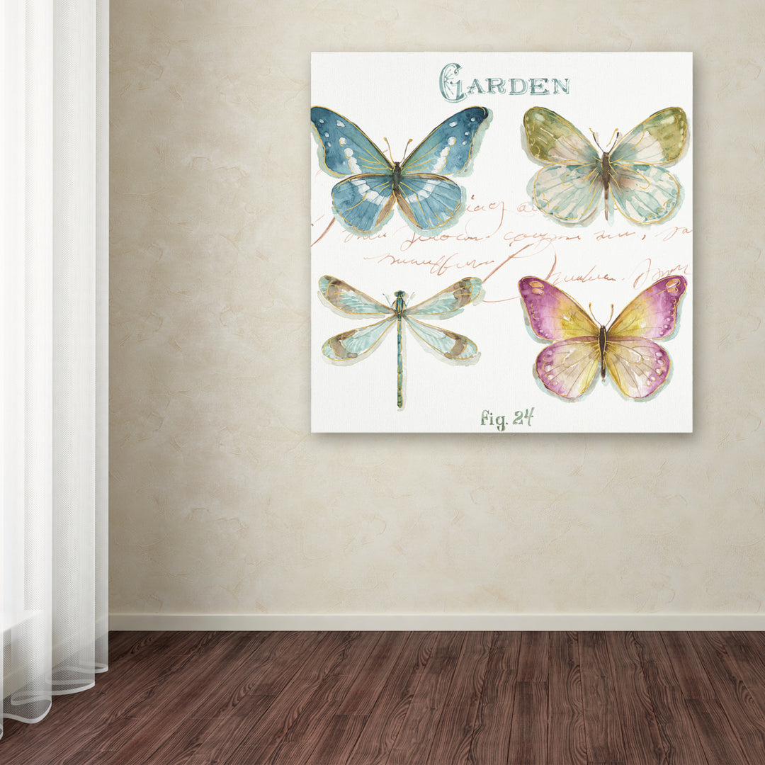 Lisa Audit Rainbow Seeds Butterflies IV Canvas Art 24 x 24 Image 3