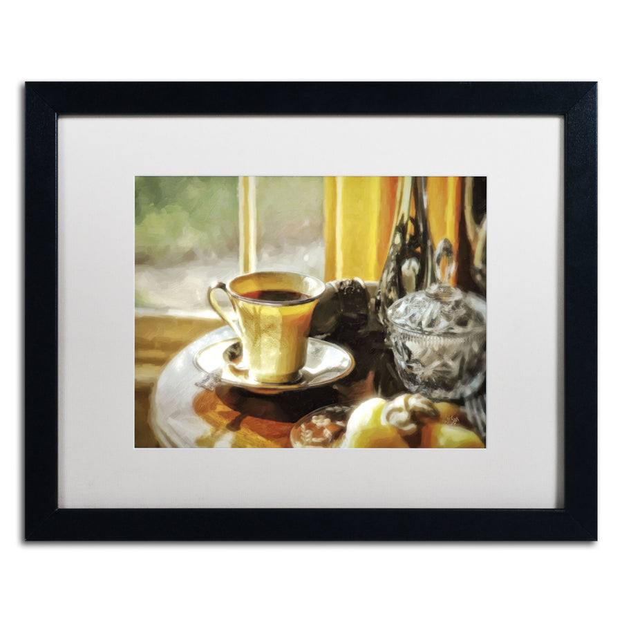 Lois Bryan Breakfast is Ready Black Wooden Framed Art 18 x 22 Inches Image 1