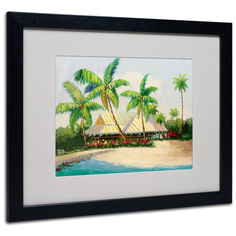 Rio Hidden Cove Black Wooden Framed Art 18 x 22 Inches Image 1