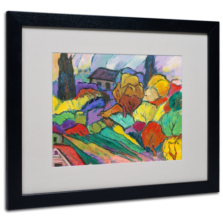 Manor Shadian Rainbow Forest Black Wooden Framed Art 18 x 22 Inches Image 1