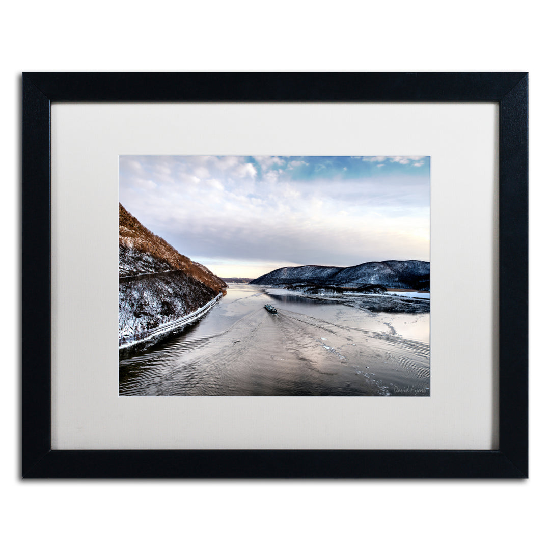 David Ayash Hudson Valley Black Wooden Framed Art 18 x 22 Inches Image 1