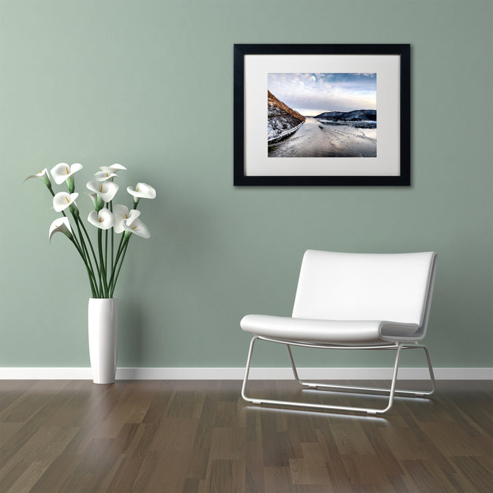 David Ayash Hudson Valley Black Wooden Framed Art 18 x 22 Inches Image 2