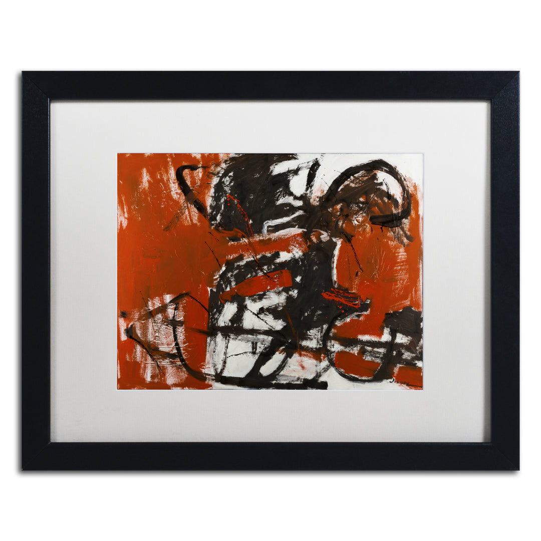 Joarez Black Horse Black Wooden Framed Art 18 x 22 Inches Image 1
