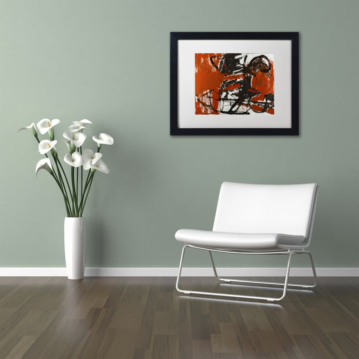 Joarez Black Horse Black Wooden Framed Art 18 x 22 Inches Image 2