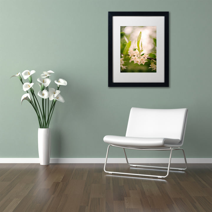 PIPA Fine Art Floral Tranquility Black Wooden Framed Art 18 x 22 Inches Image 2