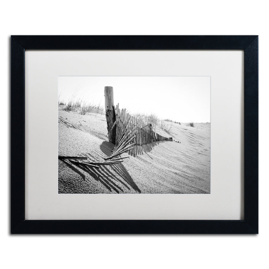 PIPA Fine Art High Key Dunes Black Wooden Framed Art 18 x 22 Inches Image 1