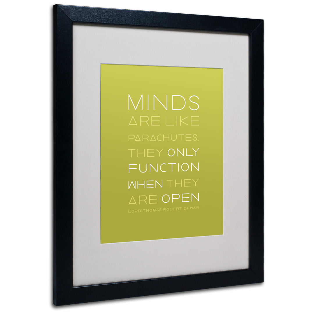 Megan Romo An Open Mind Black Wooden Framed Art 18 x 22 Inches Image 1