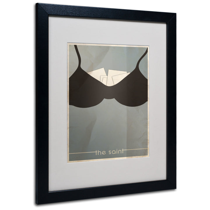Megan Romo The Saint Black Wooden Framed Art 18 x 22 Inches Image 1