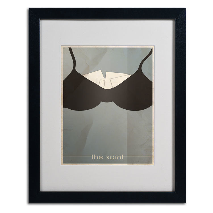 Megan Romo The Saint Black Wooden Framed Art 18 x 22 Inches Image 2