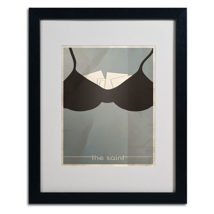 Megan Romo The Saint Black Wooden Framed Art 18 x 22 Inches Image 3