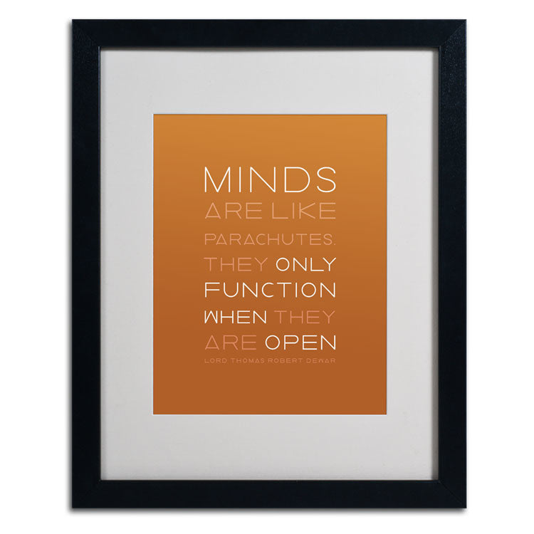 Megan Romo An Open Mind II Black Wooden Framed Art 18 x 22 Inches Image 2