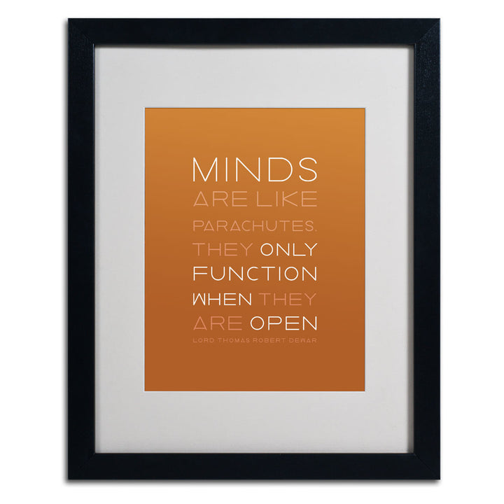 Megan Romo An Open Mind II Black Wooden Framed Art 18 x 22 Inches Image 3