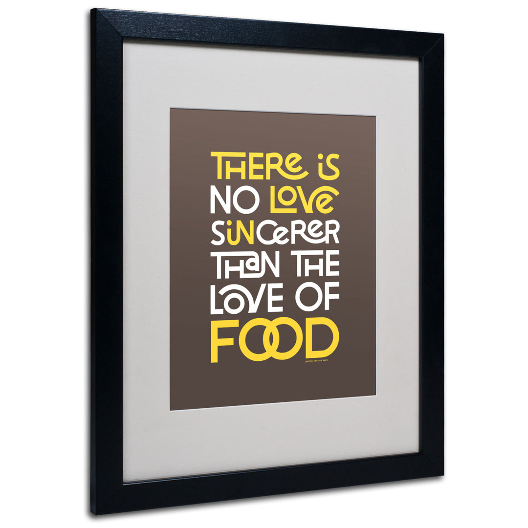 Megan Romo Sincere Love of Food III Black Wooden Framed Art 18 x 22 Inches Image 1