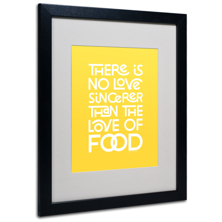 Megan Romo Sincere Love of Food V Black Wooden Framed Art 18 x 22 Inches Image 1