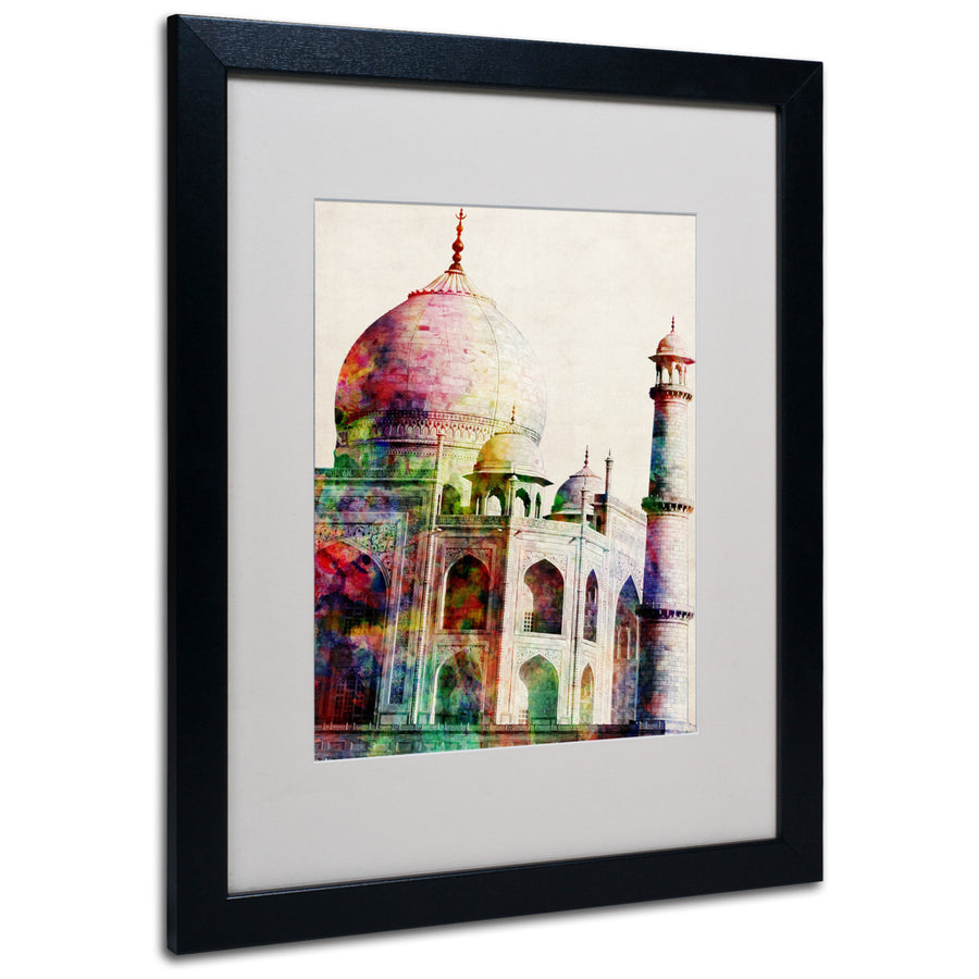 Michael Tompsett Taj Mahal Black Wooden Framed Art 18 x 22 Inches Image 1
