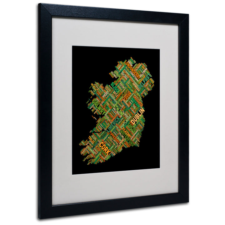 Michael Tompsett Ireland IV Black Wooden Framed Art 18 x 22 Inches Image 1