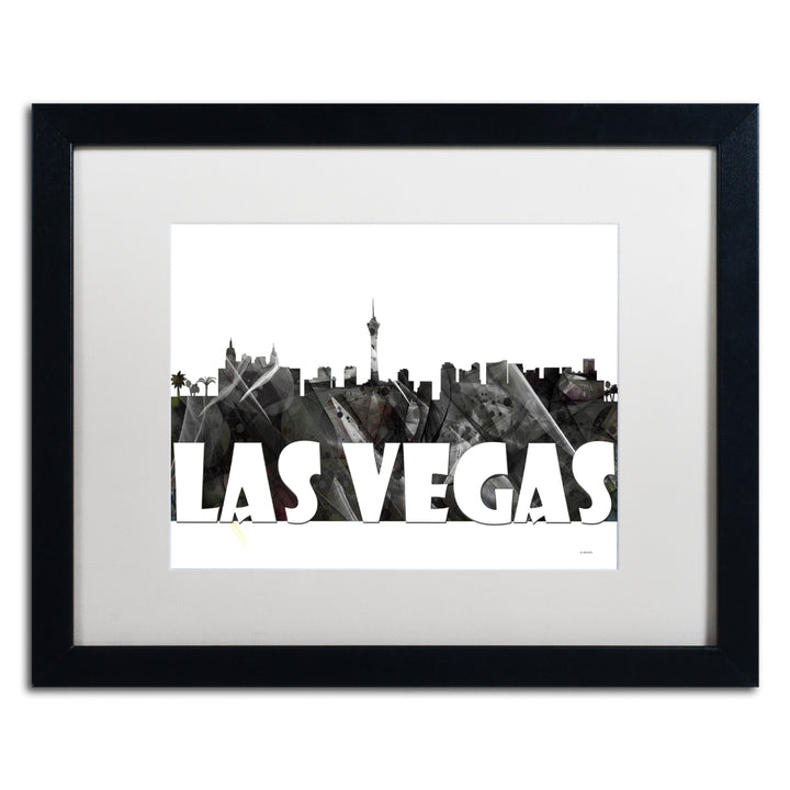 Marlene Watson Las Vegas BG-2 Black Wooden Framed Art 18 x 22 Inches Image 1