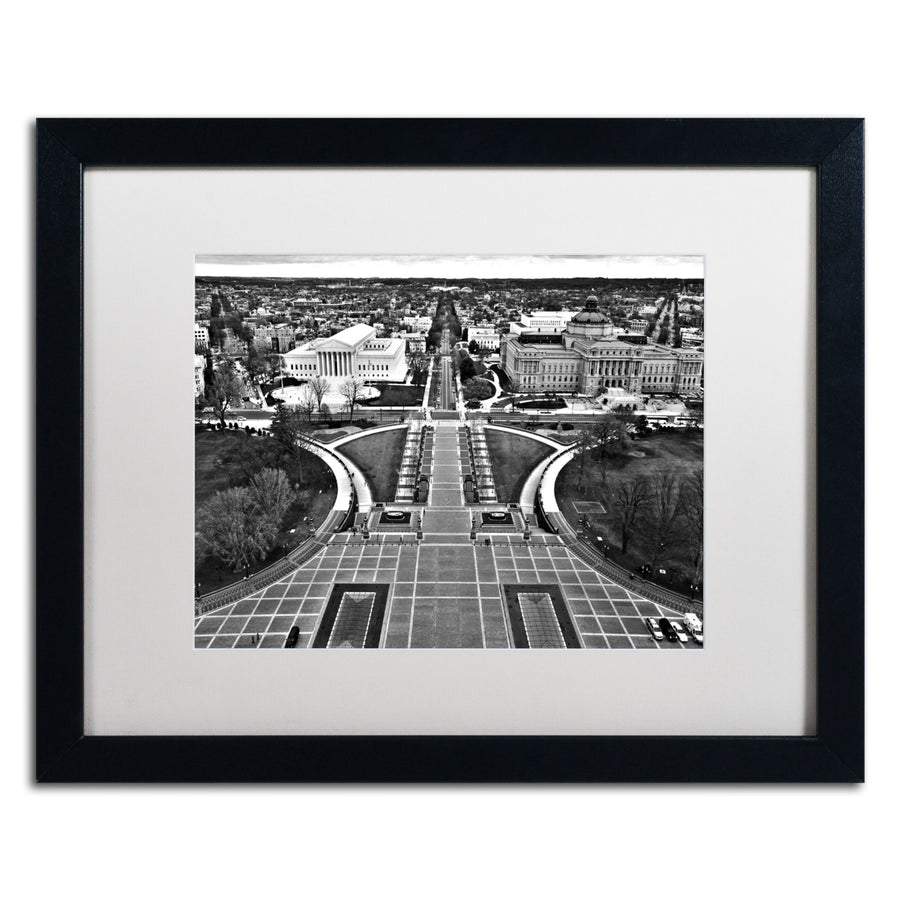 CATeyes Washington, DC Black Wooden Framed Art 18 x 22 Inches Image 1