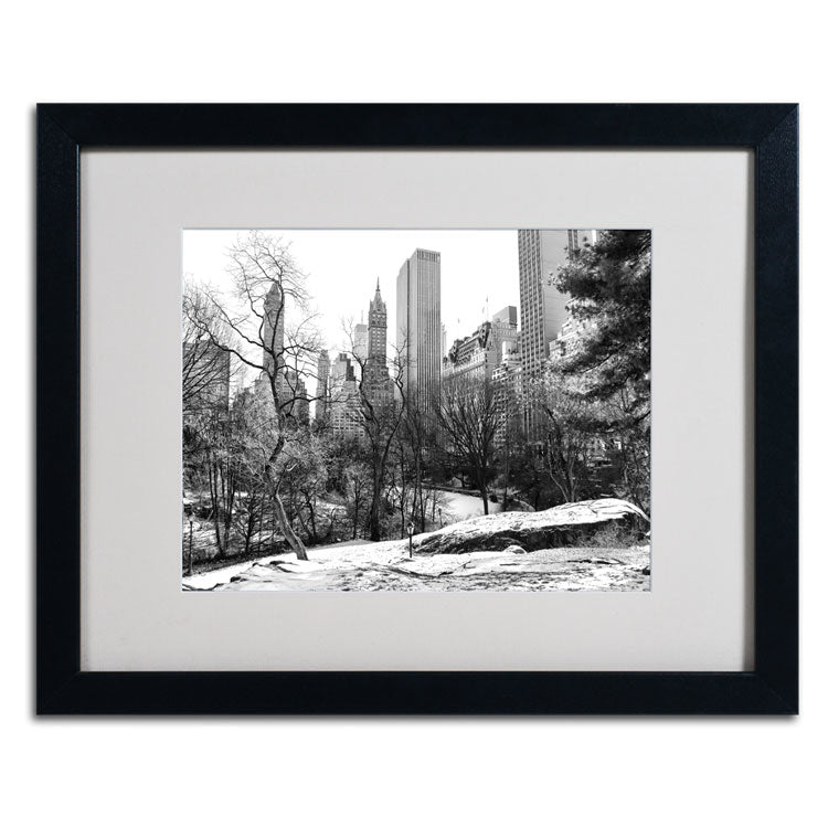 CATeyes Central Park Black Wooden Framed Art 18 x 22 Inches Image 2