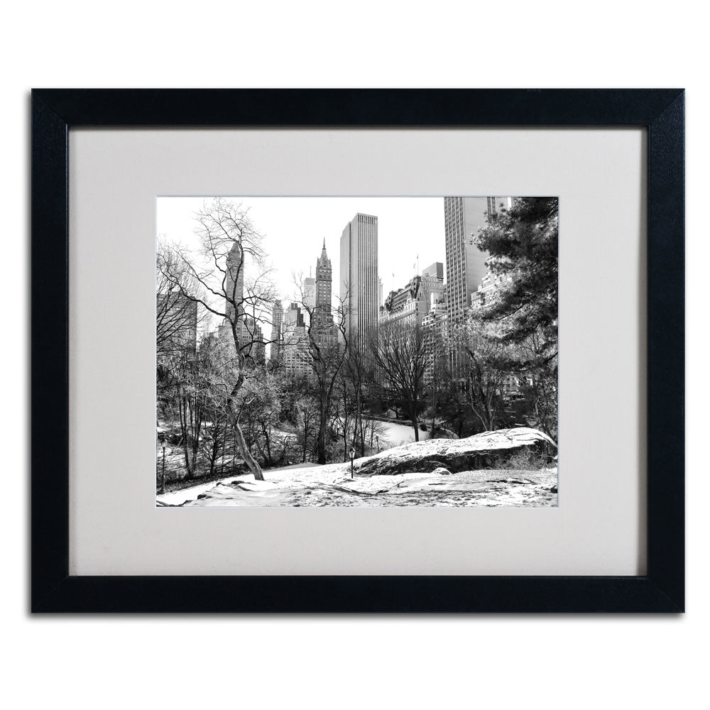 CATeyes Central Park Black Wooden Framed Art 18 x 22 Inches Image 3