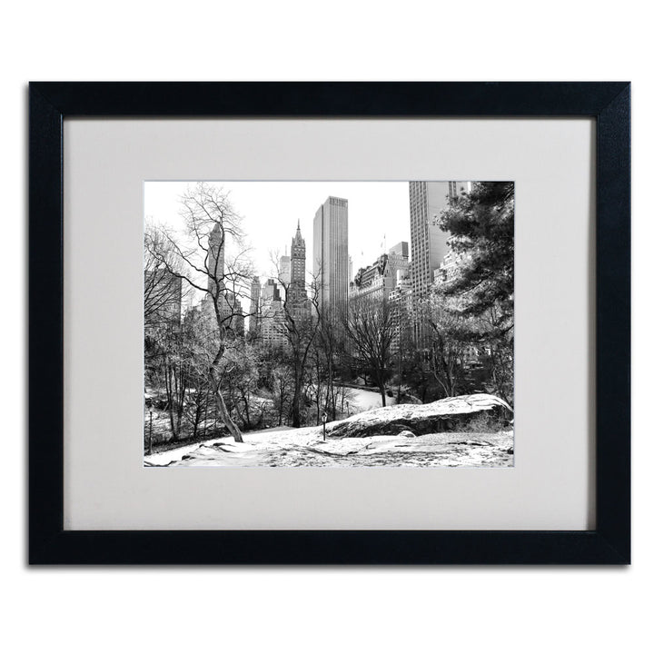CATeyes Central Park Black Wooden Framed Art 18 x 22 Inches Image 3