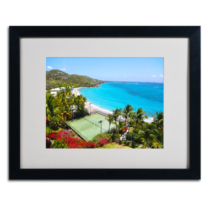 CATeyes Virgin Islands 5 Black Wooden Framed Art 18 x 22 Inches Image 1