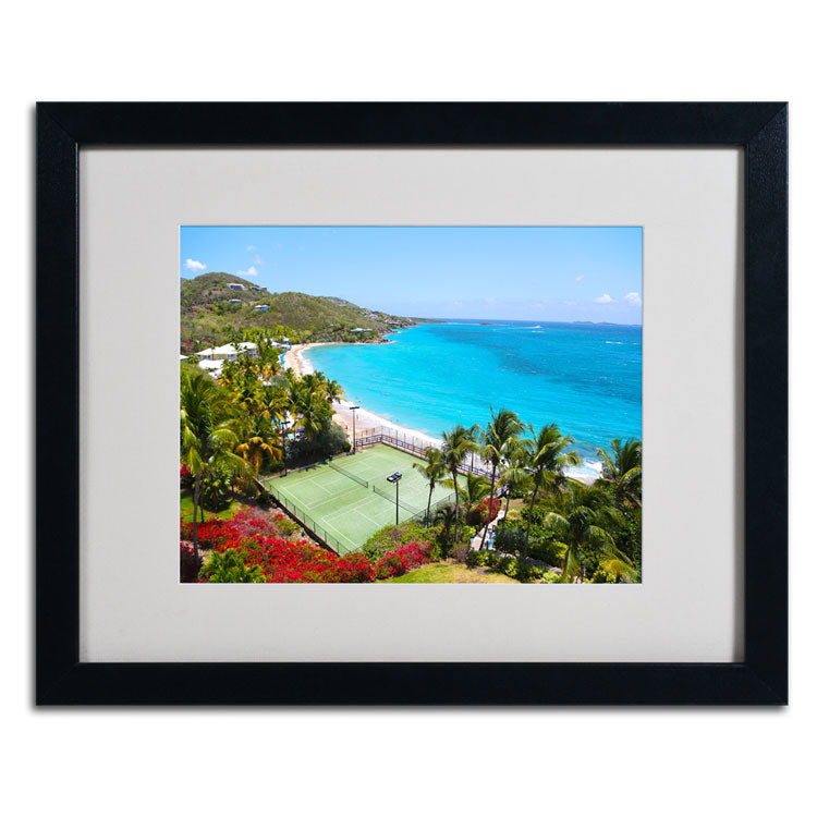 CATeyes Virgin Islands 5 Black Wooden Framed Art 18 x 22 Inches Image 1