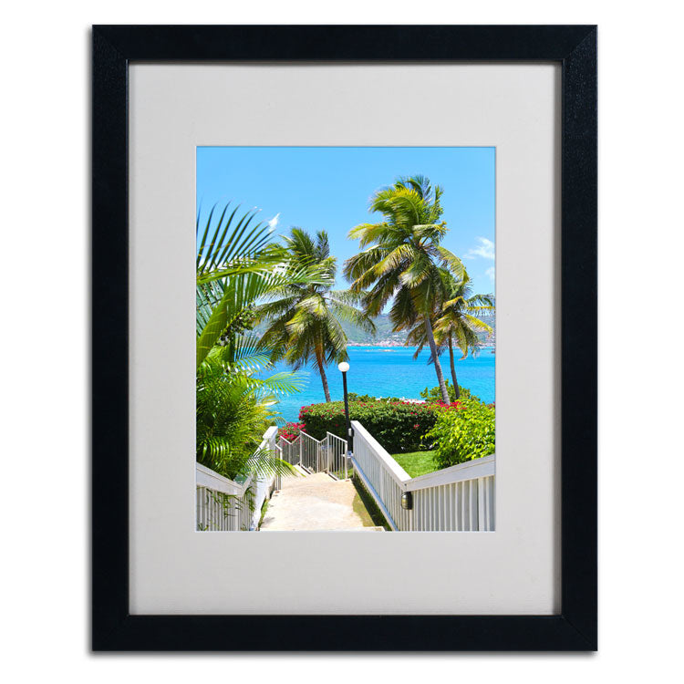 CATeyes Virgin Islands 3 Black Wooden Framed Art 18 x 22 Inches Image 2