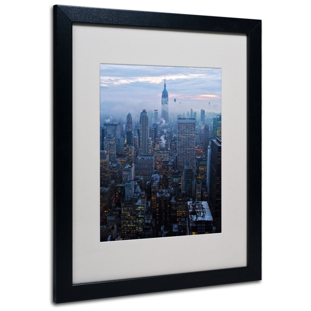 CATeyes City Lights Black Wooden Framed Art 18 x 22 Inches Image 1
