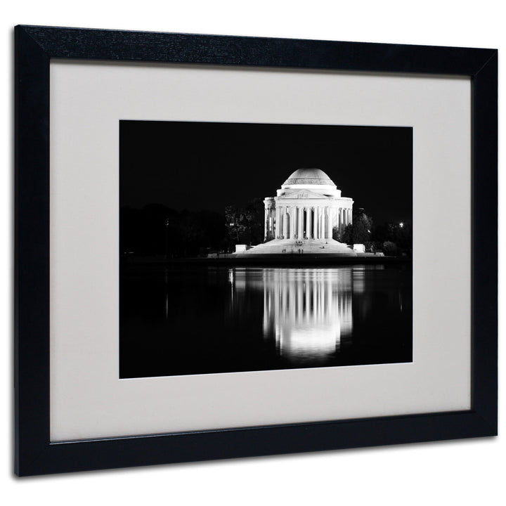 CATeyes Jefferson Memorial Black Wooden Framed Art 18 x 22 Inches Image 1