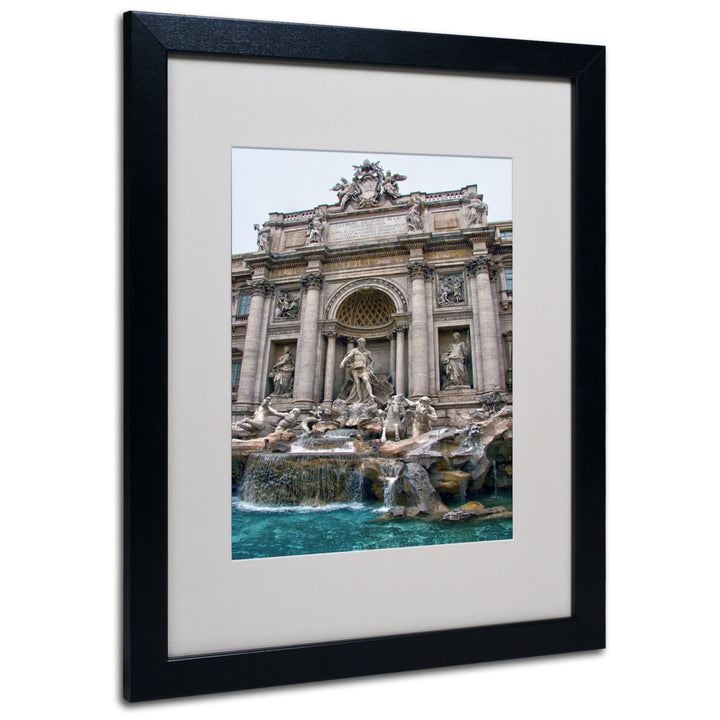 CATeyes Trevi Fountain Black Wooden Framed Art 18 x 22 Inches Image 1