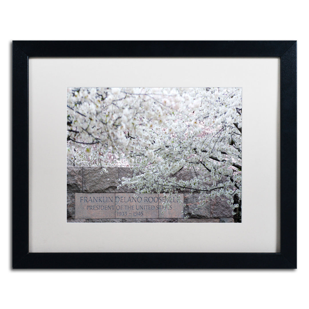 CATeyes Cherry Blossoms 2014-4 Black Wooden Framed Art 18 x 22 Inches Image 1