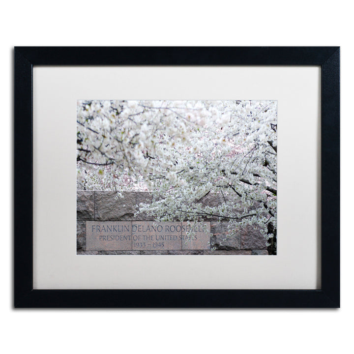 CATeyes Cherry Blossoms 2014-4 Black Wooden Framed Art 18 x 22 Inches Image 1
