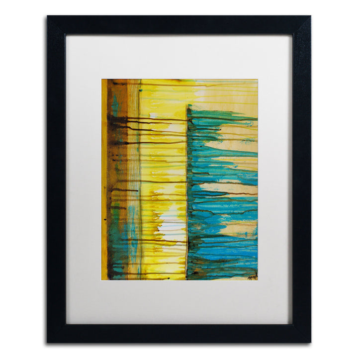 Nicole Dietz The Waterfall Black Wooden Framed Art 18 x 22 Inches Image 1