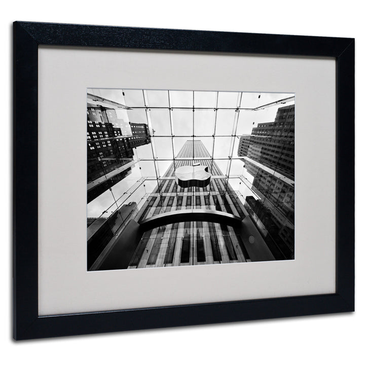 Nina Papiorek NYC Big Apple II Black Wooden Framed Art 18 x 22 Inches Image 1