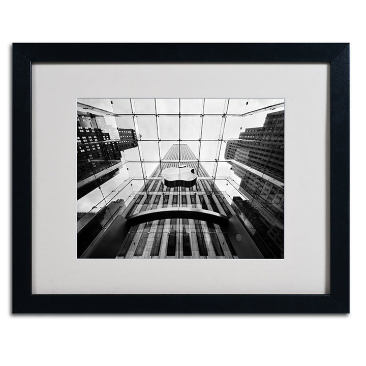Nina Papiorek NYC Big Apple II Black Wooden Framed Art 18 x 22 Inches Image 2