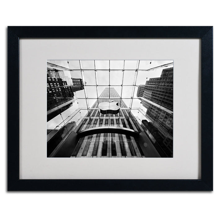 Nina Papiorek NYC Big Apple II Black Wooden Framed Art 18 x 22 Inches Image 3