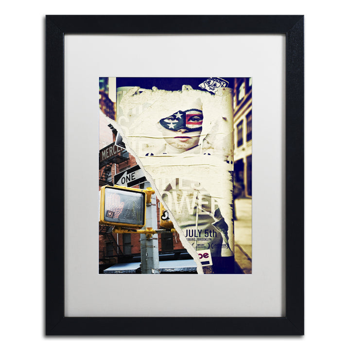 Philippe Hugonnard NY Street Scenes Black Wooden Framed Art 18 x 22 Inches Image 1