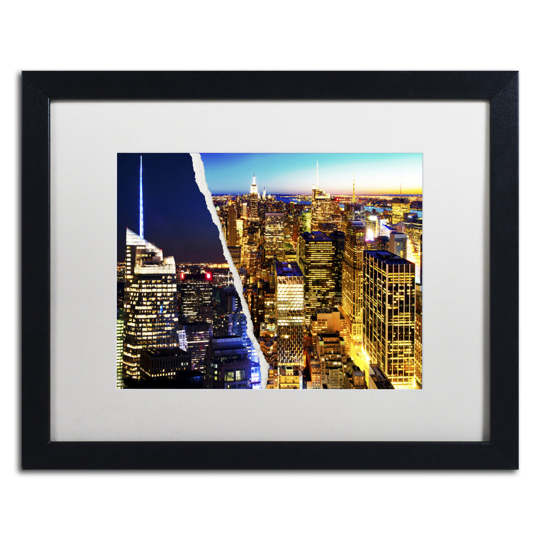 Philippe Hugonnard City Lights Black Wooden Framed Art 18 x 22 Inches Image 1