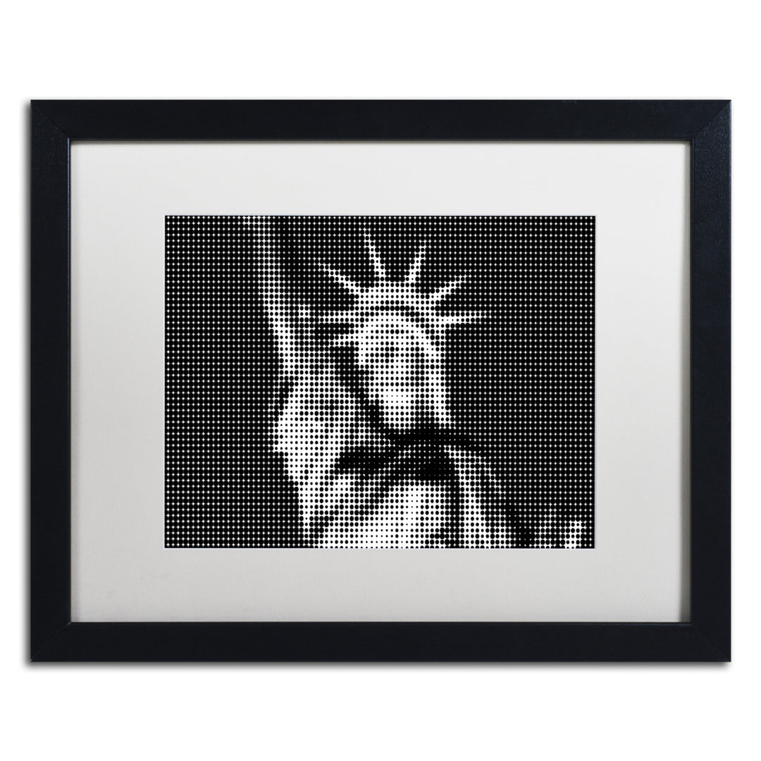 Philippe Hugonnard Pixels Print Libery Black Wooden Framed Art 18 x 22 Inches Image 1