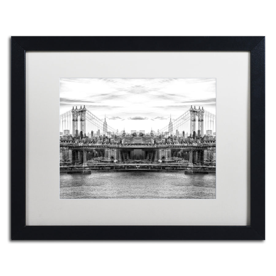 Philippe Hugonnard  York Reflection III Black Wooden Framed Art 18 x 22 Inches Image 1