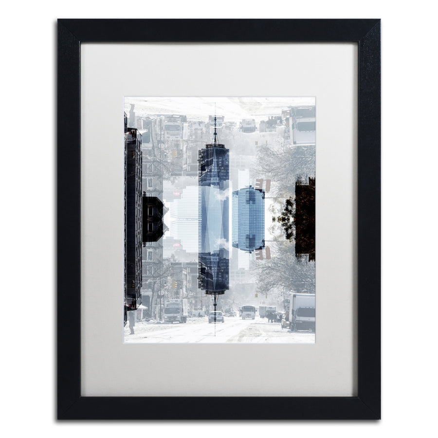 Philippe Hugonnard  York Reflection V Black Wooden Framed Art 18 x 22 Inches Image 1