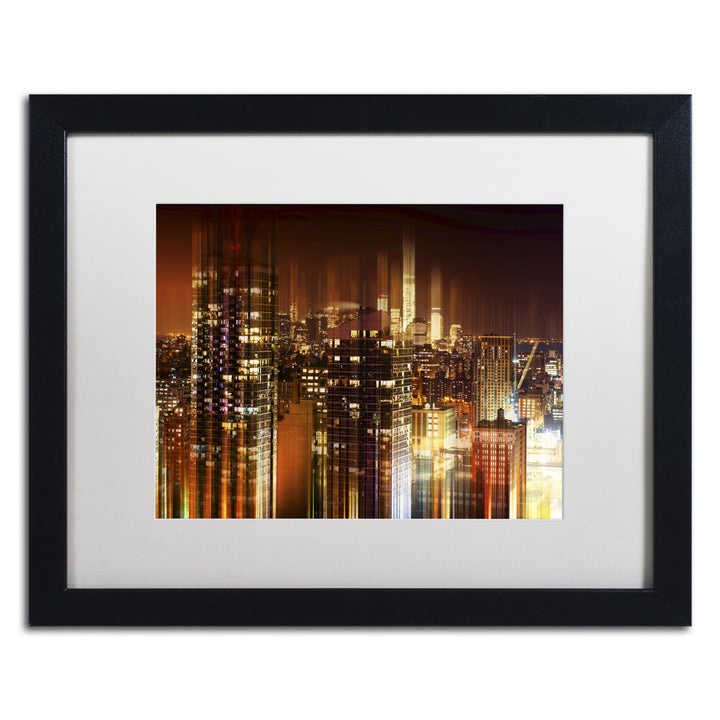 Philippe Hugonnard Urban Stretch NYC II Black Wooden Framed Art 18 x 22 Inches Image 1