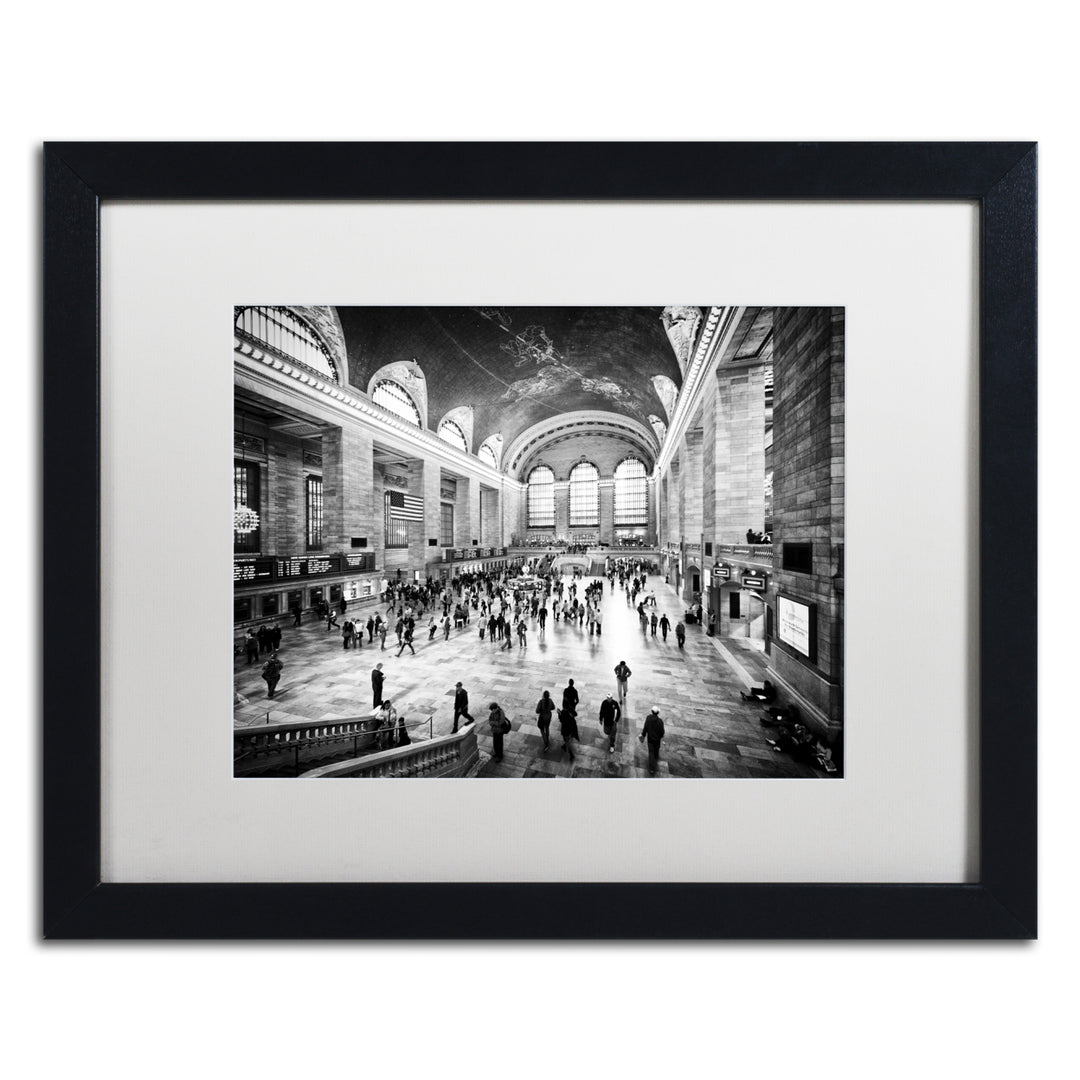 Philippe Hugonnard Grand Central Terminal NYC Black Wooden Framed Art 18 x 22 Inches Image 1