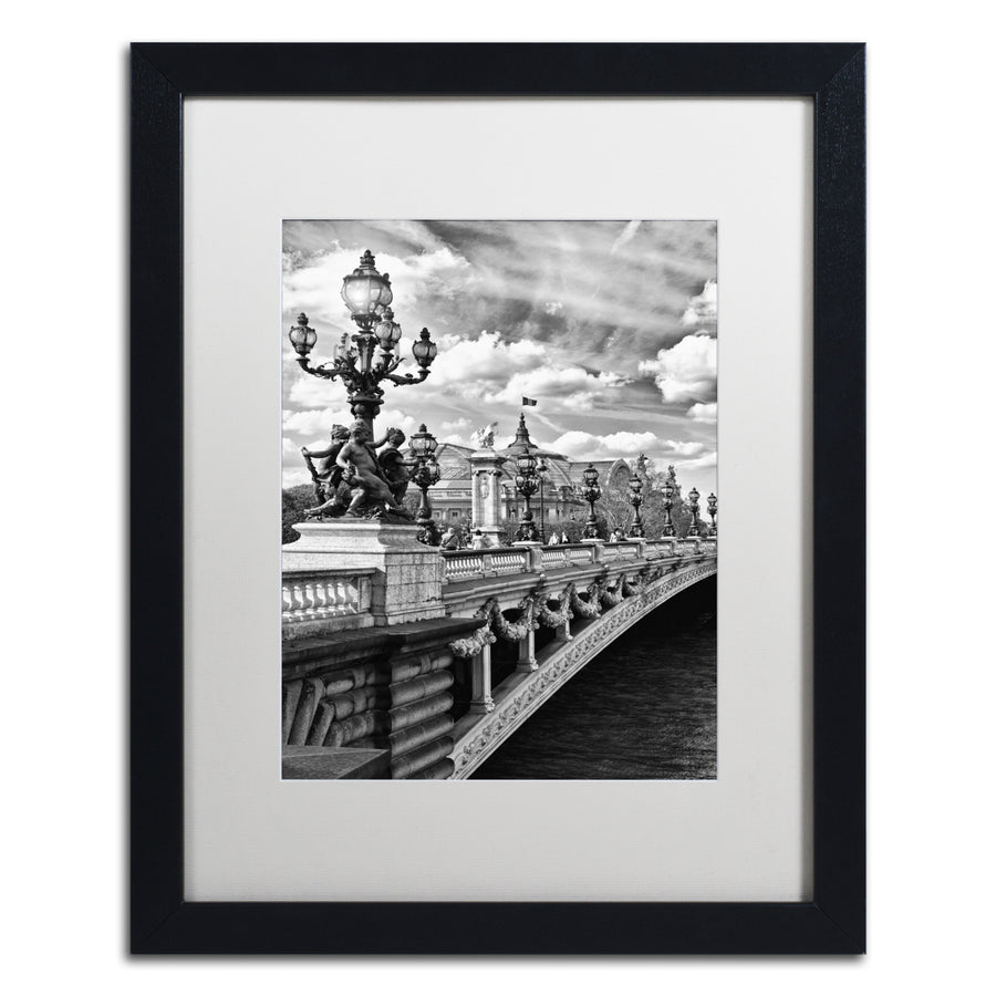 Philippe Hugonnard Alexandre III Paris Black Wooden Framed Art 18 x 22 Inches Image 1