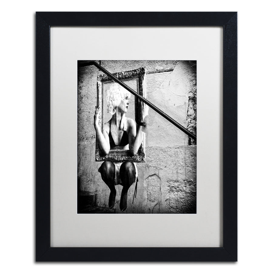 Philippe Hugonnard French Street Art Black Wooden Framed Art 18 x 22 Inches Image 1